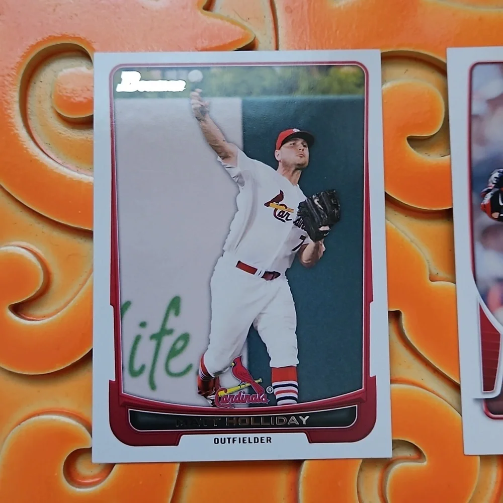 Topps Bowman 2013 Matt Holliday Saint Louis Cardinals #98 and #99 2 Pack